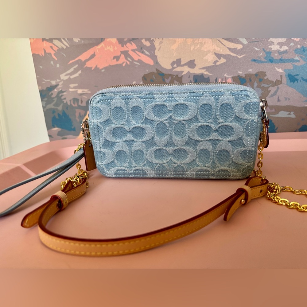 Coach Denim Camera Bag